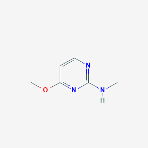 molecular formula C6H9N3O B1323345 4-methoxy-N-methylpyrimidin-2-amine CAS No. 66131-71-3