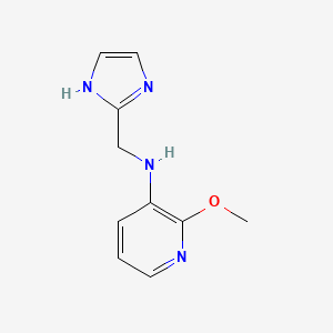 molecular formula C10H12N4O B13233652 N-(1H-imidazol-2-ylmethyl)-2-methoxypyridin-3-amine 