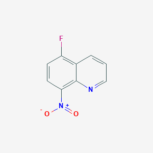 molecular formula C9H5FN2O2 B132337 5-Fluoro-8-nitroquinoline CAS No. 152167-85-6