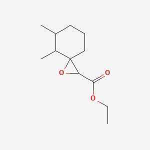molecular formula C12H20O3 B13233762 Ethyl 4,5-dimethyl-1-oxaspiro[2.5]octane-2-carboxylate 