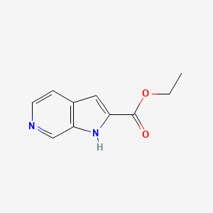 molecular formula C10H10N2O2 B1323380 ethyl 1H-pyrrolo[2,3-c]pyridine-2-carboxylate CAS No. 24334-19-8