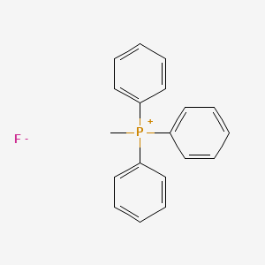 molecular formula C19H18FP B13233821 Methyltriphenylphosphanium fluoride 