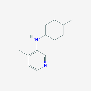 molecular formula C13H20N2 B13233978 4-methyl-N-(4-methylcyclohexyl)pyridin-3-amine 