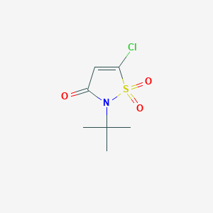 2-Tert-butyl-5-chloro-1,1-dioxoisothiazol-3(2H)-one