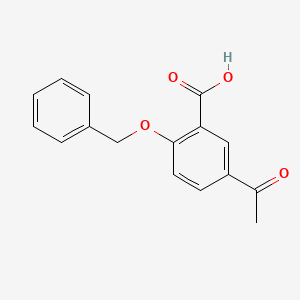 5-Acetyl-2-(benzyloxy)benzoic acid