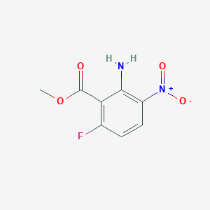 molecular formula C8H7FN2O4 B1323410 Methyl 2-amino-6-fluoro-3-nitrobenzoate CAS No. 346691-23-4
