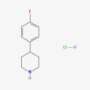 molecular formula C11H15ClFN B1323413 4-(4-Fluorophenyl)piperidine hydrochloride CAS No. 6716-98-9
