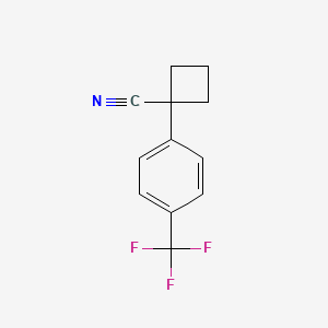1-(4-(Trifluoromethyl)phenyl)cyclobutanecarbonitrile