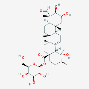 molecular formula C36H56O11 B132342 Pinfaensin CAS No. 158848-20-5