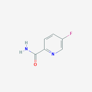 molecular formula C6H5FN2O B1323424 5-氟吡啶甲酰胺 CAS No. 499796-71-3