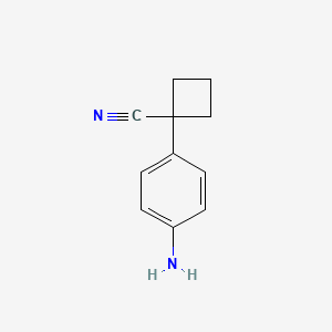 1-(4-Aminophenyl)cyclobutanecarbonitrile