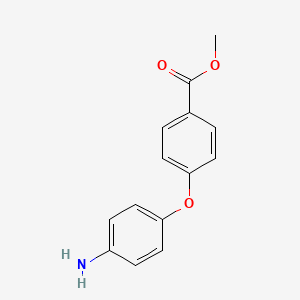 molecular formula C14H13NO3 B1323433 Methyl 4-(4-aminophenoxy)benzoate CAS No. 24477-92-7