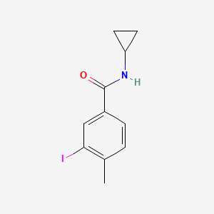 molecular formula C11H12INO B1323446 N-cyclopropyl-3-iodo-4-methylbenzamide CAS No. 515135-47-4