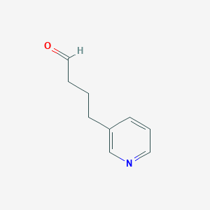 molecular formula C9H11NO B132346 3-Pyridinebutanal CAS No. 145912-93-2