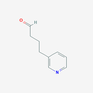 molecular formula C9H11NO B132346 4-吡啶-3-基丁醛 CAS No. 145912-93-2