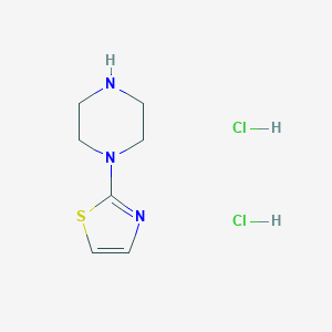 molecular formula C7H13Cl2N3S B1323462 1-(2-噻唑基)哌嗪二盐酸盐 CAS No. 492431-13-7