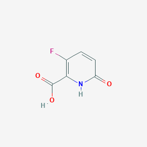 molecular formula C6H4FNO3 B1323467 3-氟-6-羟基吡啶-2-甲酸 CAS No. 604774-05-2