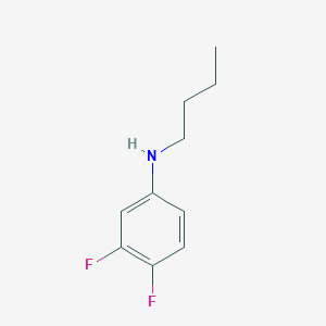 molecular formula C10H13F2N B13234737 N-butyl-3,4-difluoroaniline 