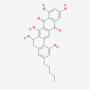 molecular formula C27H24O7 B132348 Bequinostatin B CAS No. 151013-38-6