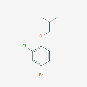 4-Bromo-2-chloro-1-isobutoxybenzene