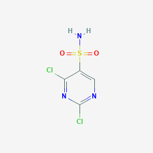 molecular formula C4H3Cl2N3O2S B13234863 2,4-Dichloropyrimidine-5-sulfonamide 