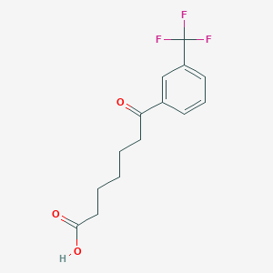 7-Oxo-7-(3-trifluoromethylphenyl)heptanoic acid