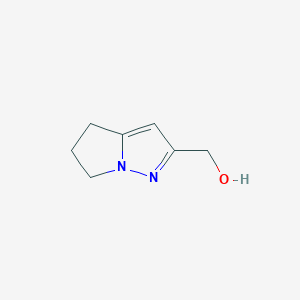 molecular formula C7H10N2O B1323495 (5,6-Dihydro-4H-pyrrolo[1,2-b]pyrazol-2-yl)methanol CAS No. 623564-45-4