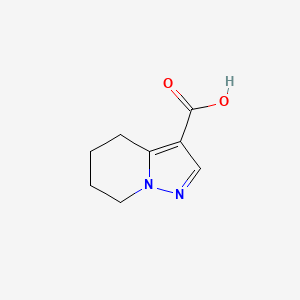molecular formula C8H10N2O2 B1323496 4,5,6,7-Tetrahydropyrazolo[1,5-a]pyridine-3-carboxylic acid CAS No. 307307-97-7