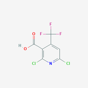 molecular formula C7H2Cl2F3NO2 B1323508 2,6-Dichloro-4-(trifluoromethyl)nicotinic acid CAS No. 503437-19-2