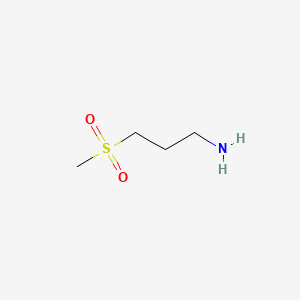 molecular formula C4H11NO2S B1323511 3-(Methylsulfonyl)propan-1-amine CAS No. 26209-83-6
