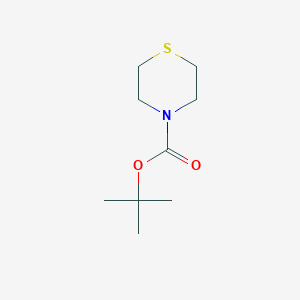 molecular formula C9H17NO2S B1323514 tert-Butyl thiomorpholine-4-carboxylate CAS No. 220655-09-4