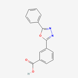 molecular formula C15H10N2O3 B1323516 3-(5-苯基-1,3,4-恶二唑-2-基)苯甲酸 CAS No. 3601-62-5