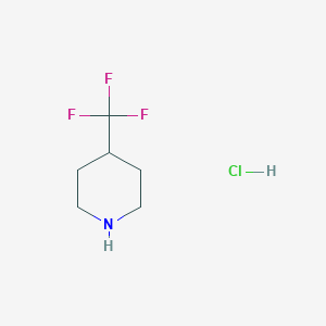molecular formula C6H11ClF3N B132352 4-(Trifluoromethyl)piperidine hydrochloride CAS No. 155849-49-3