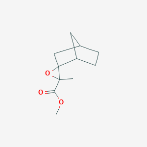 molecular formula C11H16O3 B13235239 Methyl 3'-methylspiro[bicyclo[2.2.1]heptane-2,2'-oxirane]-3'-carboxylate 