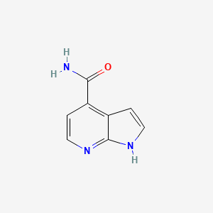molecular formula C8H7N3O B1323529 1H-Pyrrolo[2,3-b]pyridine-4-carboxamide CAS No. 1086390-83-1