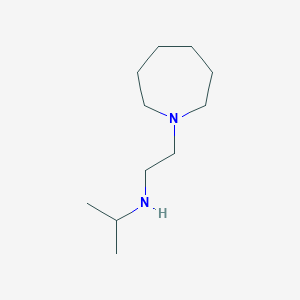 molecular formula C11H24N2 B1323534 N-(2-Azepan-1-ylethyl)-N-isopropylamine CAS No. 532407-05-9