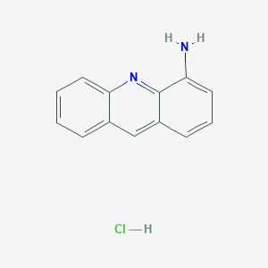 molecular formula C13H11ClN2 B1323536 Acridin-4-amine hydrochloride CAS No. 3594-53-4