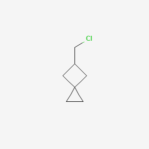 molecular formula C7H11Cl B13235470 5-(Chloromethyl)spiro[2.3]hexane 