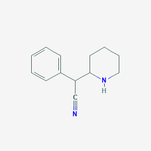 molecular formula C13H16N2 B132355 Phenyl(piperidin-2-yl)acetonitrile CAS No. 500780-11-0