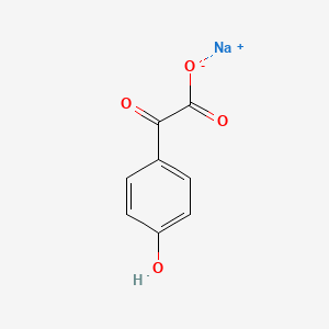 molecular formula C8H5NaO4 B1323550 Sodium 4-hydroxyphenylglyoxylate CAS No. 54537-30-3