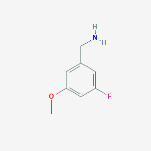 molecular formula C8H10FNO B1323553 3-Fluoro-5-methoxybenzylamine CAS No. 914465-85-3