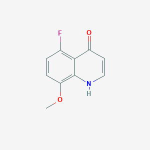 molecular formula C10H8FNO2 B13235533 5-Fluoro-8-methoxy-1,4-dihydroquinolin-4-one 