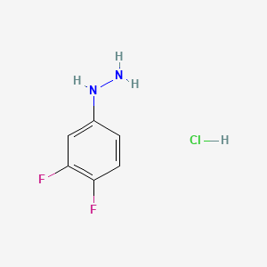 molecular formula C6H7ClF2N2 B1323559 3,4-Difluorophenylhydrazine hydrochloride CAS No. 875664-54-3