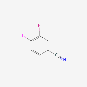 molecular formula C7H3FIN B1323561 3-Fluoro-4-iodobenzonitrile CAS No. 887266-99-1