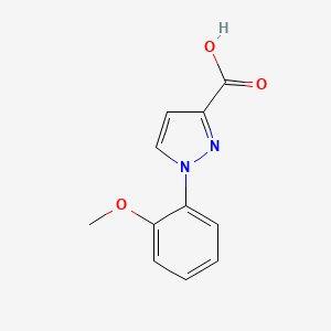 molecular formula C11H10N2O3 B13235787 1h-Pyrazole-3-carboxylic acid, 1-(2-methoxyphenyl) 