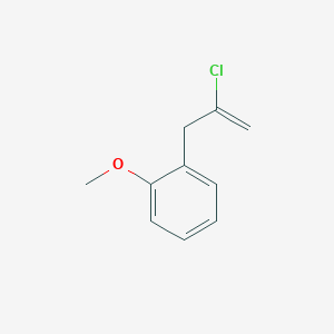 molecular formula C10H11ClO B1323619 2-Chloro-3-(2-methoxyphenyl)-1-propene CAS No. 63667-85-6