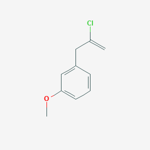 molecular formula C10H11ClO B1323620 2-Chloro-3-(3-methoxyphenyl)-1-propene CAS No. 731773-16-3