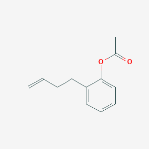 molecular formula C12H14O2 B1323621 4-(2-Acetoxyphenyl)-1-butene CAS No. 890097-68-4