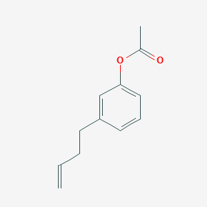 molecular formula C12H14O2 B1323626 4-(3-乙酰氧基苯基)-1-丁烯 CAS No. 890097-78-6