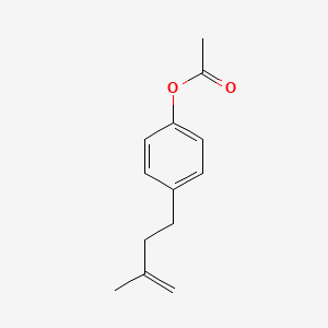 molecular formula C13H16O2 B1323632 4-(4-Acetoxyphenyl)-2-methyl-1-butene CAS No. 890097-90-2